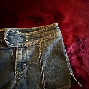 Vintage Jordhche Dark Blue Denim Shorts